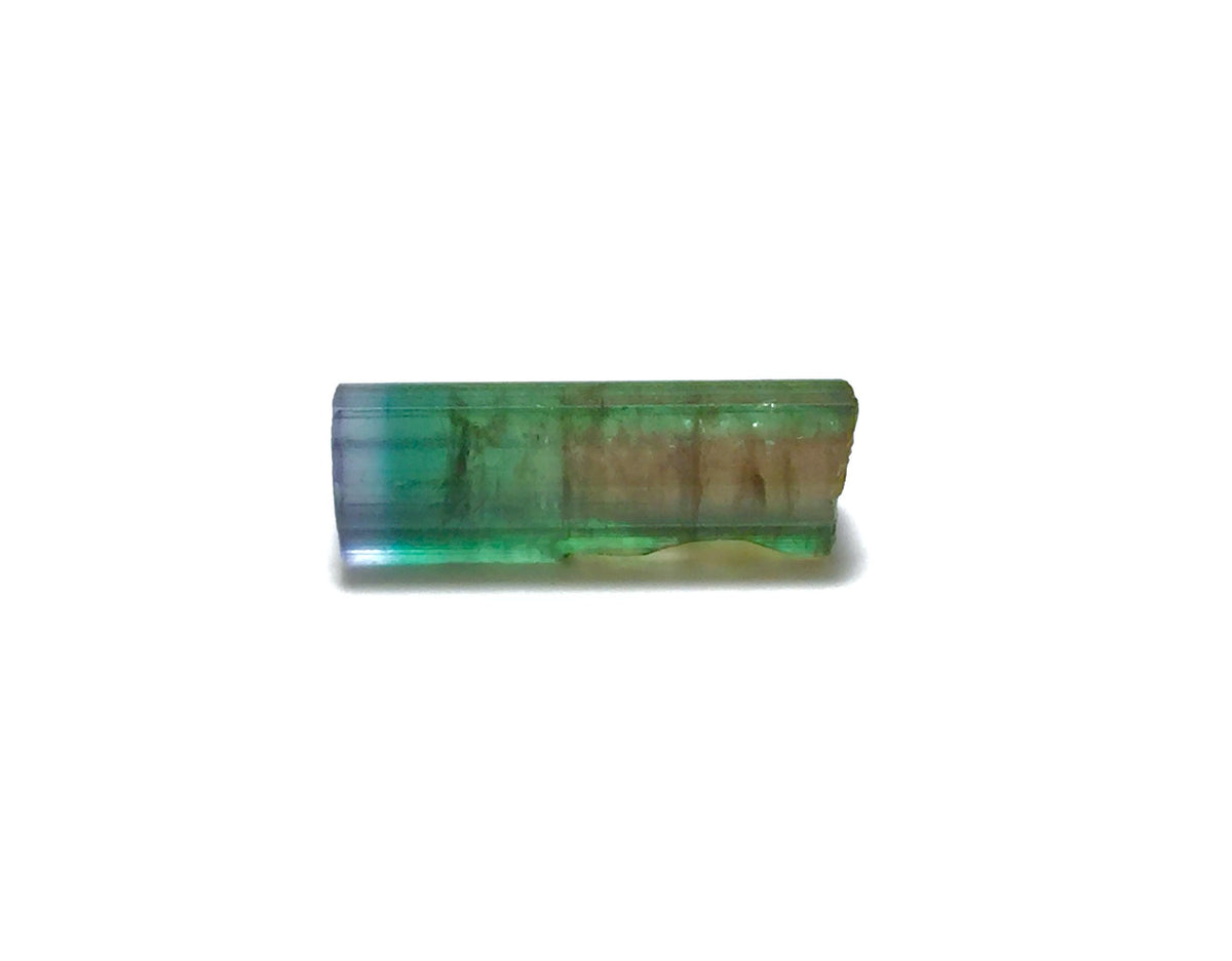 Purple Cap Tri Color Terminated Tourmaline Crystal