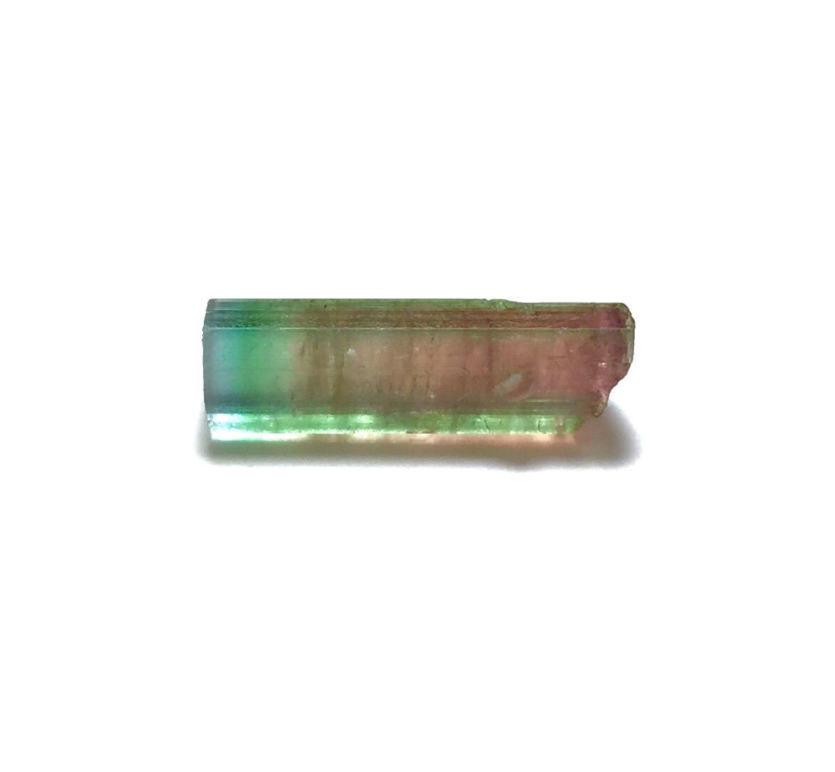 Purple Cap Tri Color Terminated Tourmaline Crystal