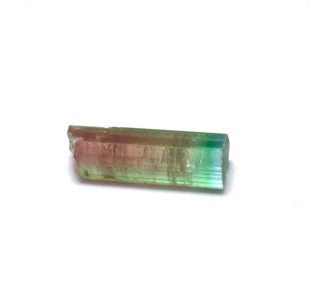 Purple Cap Tri Color Terminated Tourmaline Crystal