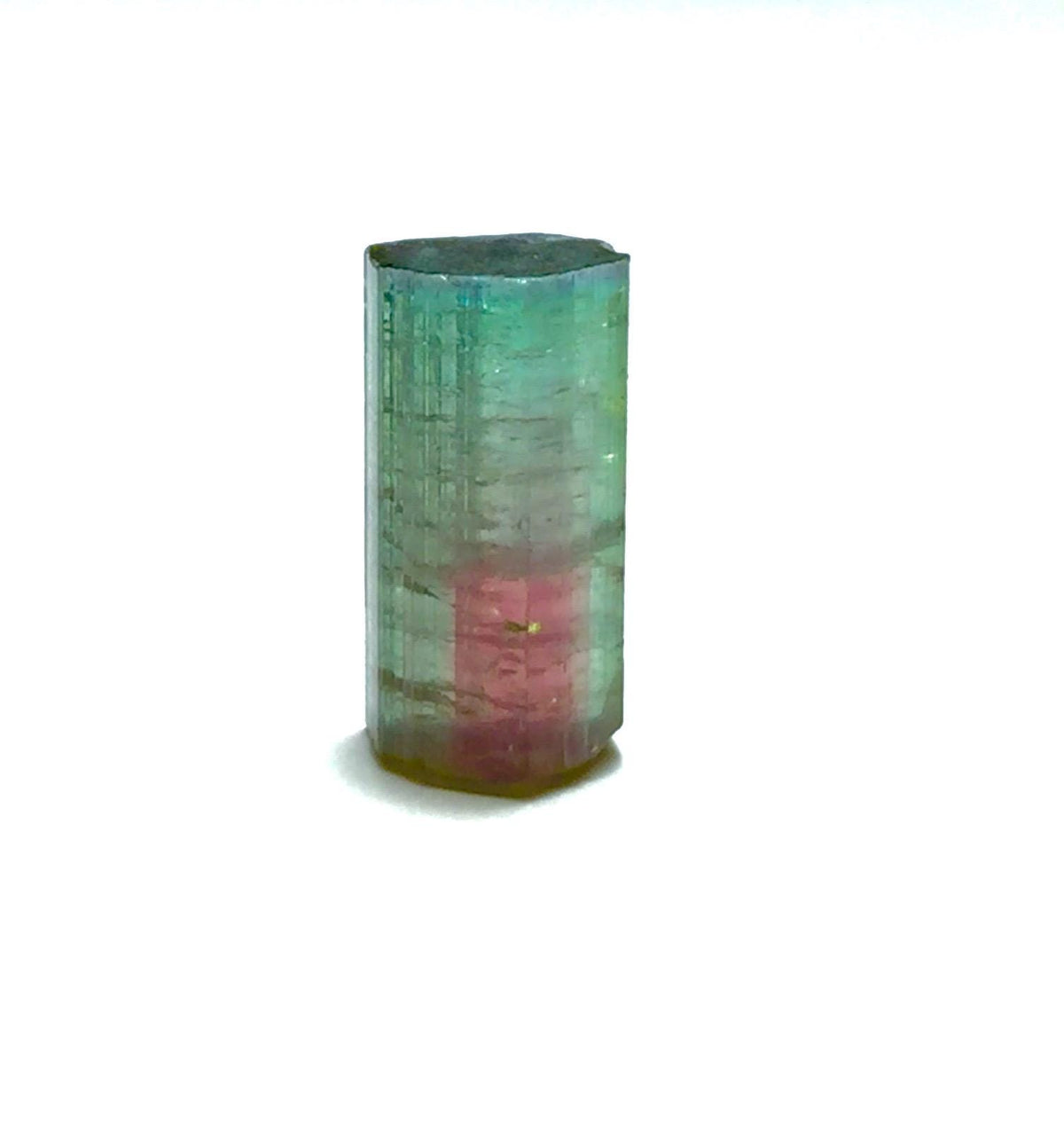 Purple Cap Tri Color Terminated Tourmaline Crystal