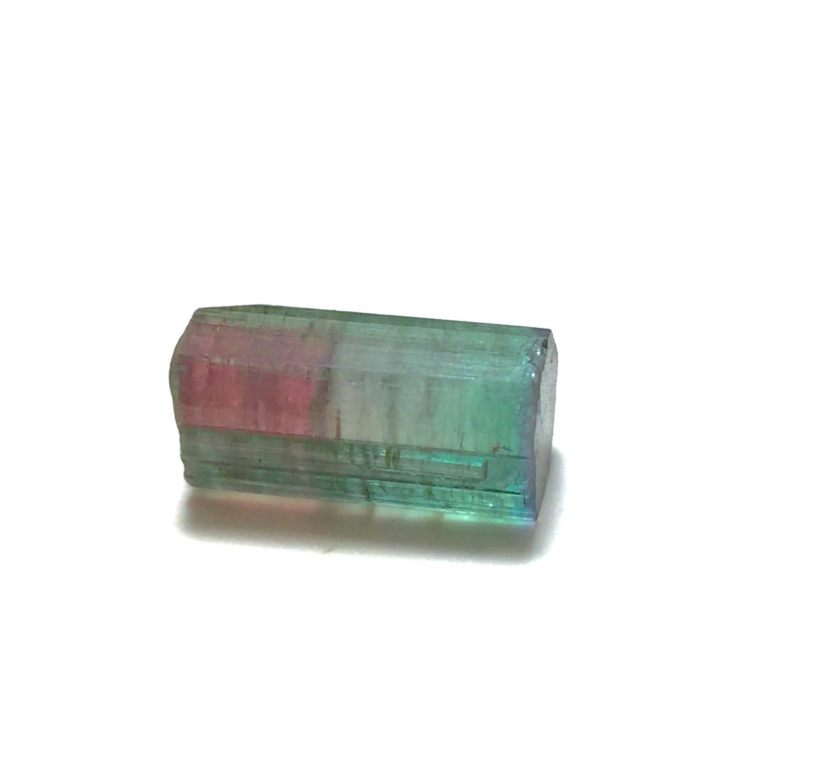 Purple Cap Tri Color Terminated Tourmaline Crystal