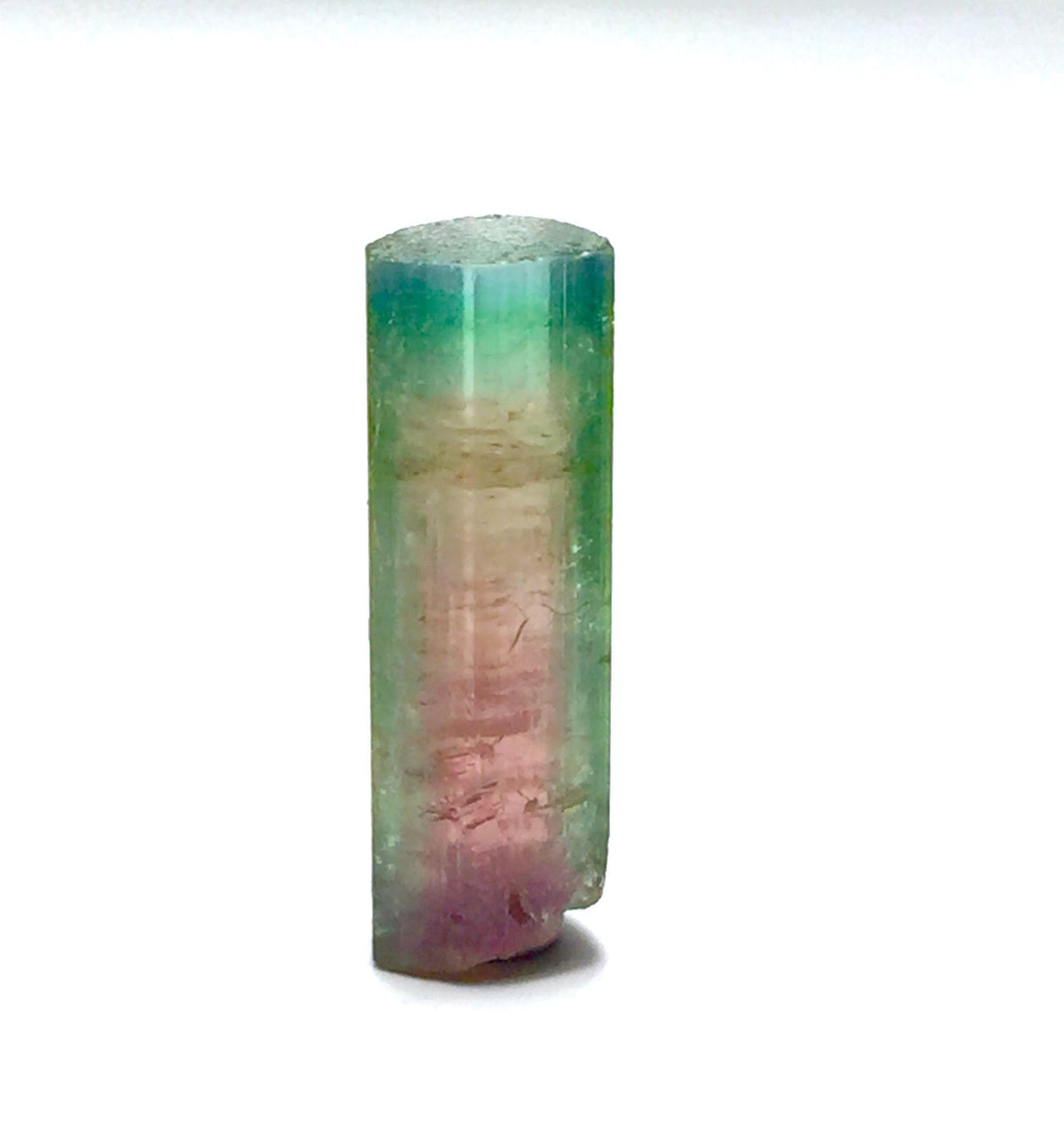 Purple Cap Tri Color Terminated Tourmaline Crystal