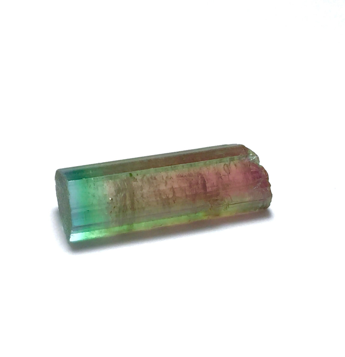 Purple Cap Tri Color Terminated Tourmaline Crystal
