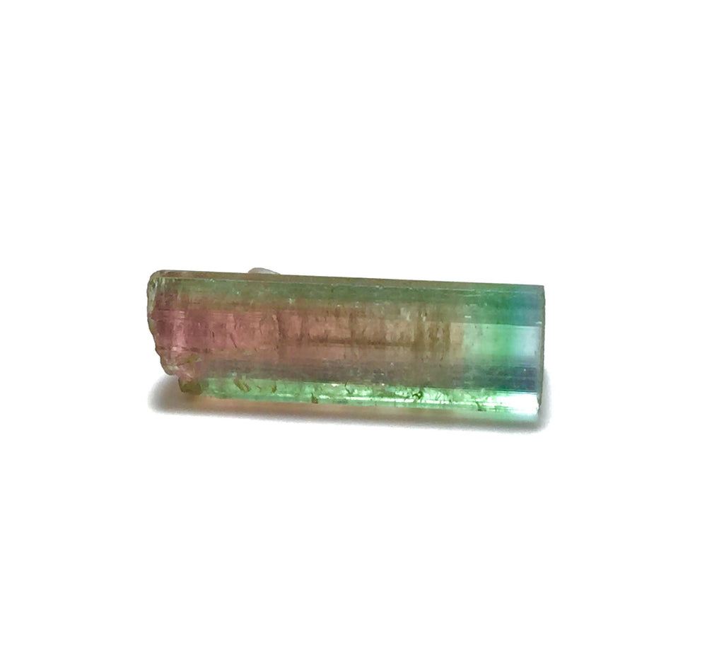 Purple Cap Tri Color Terminated Tourmaline Crystal