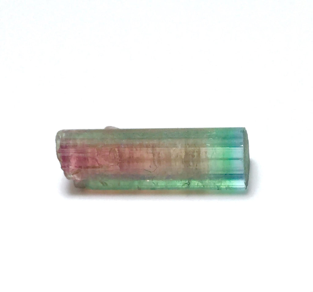 Purple Cap Tri Color Terminated Tourmaline Crystal
