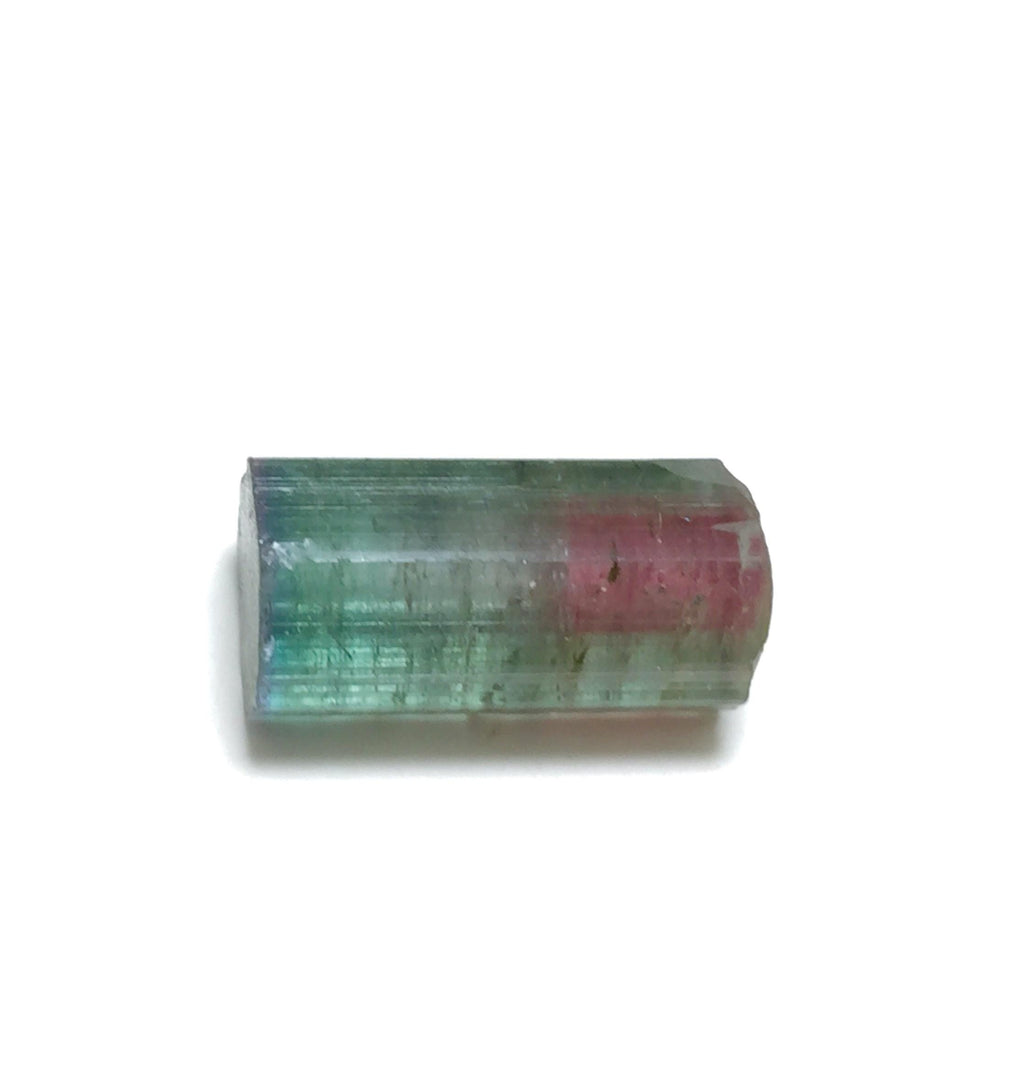 Purple Cap Tri Color Terminated Tourmaline Crystal
