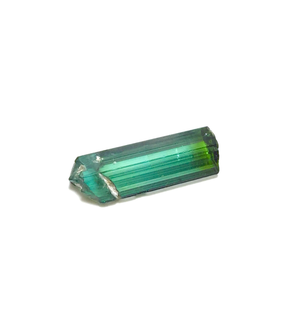 Bi Color Terminated Tourmaline Crystal