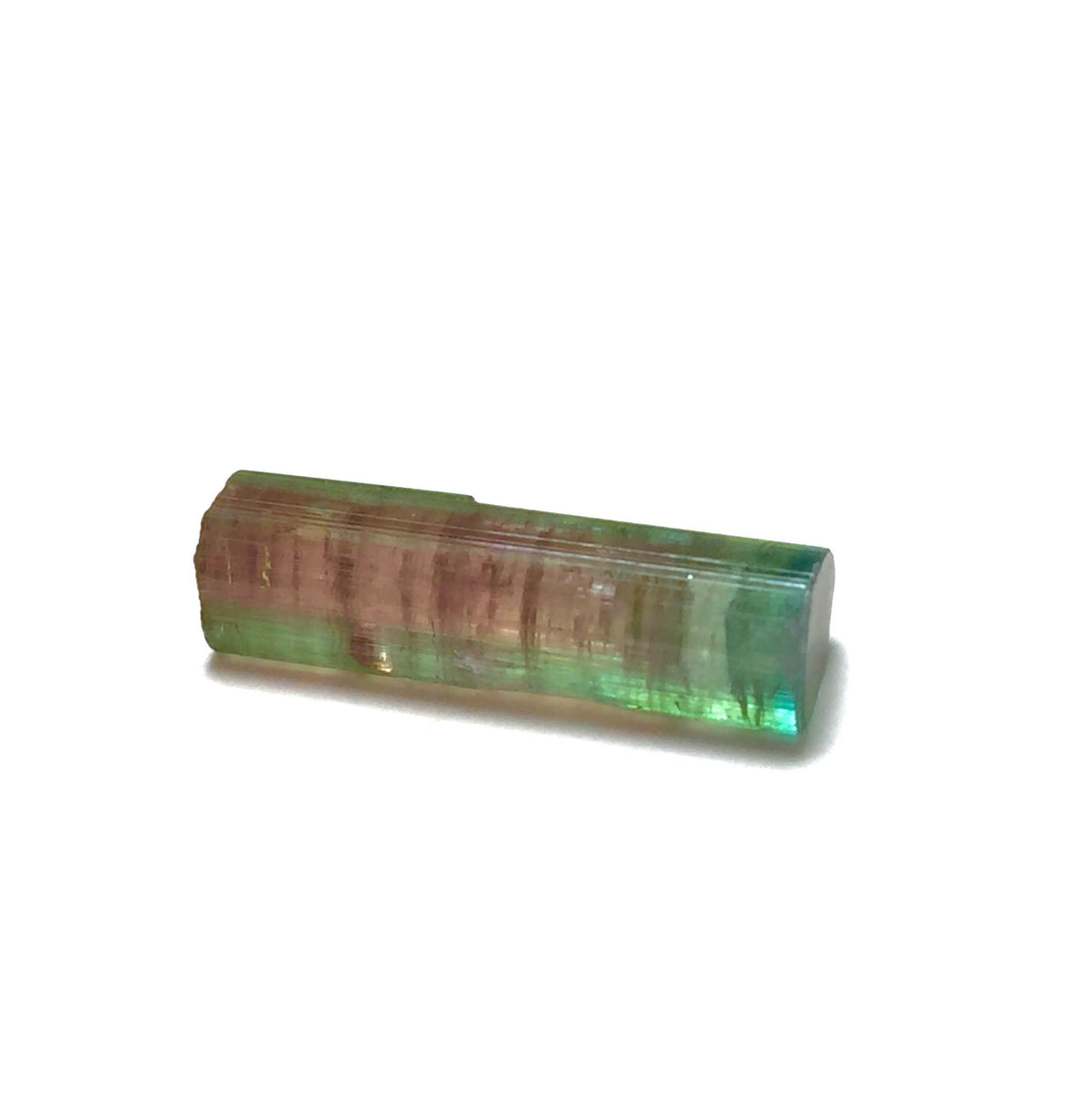 Blue Cap Watermelon Tourmaline Crystal