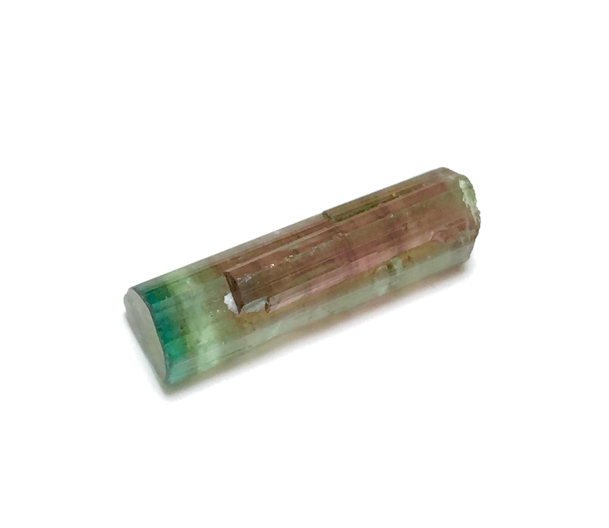 Blue Cap Watermelon Tourmaline Crystal