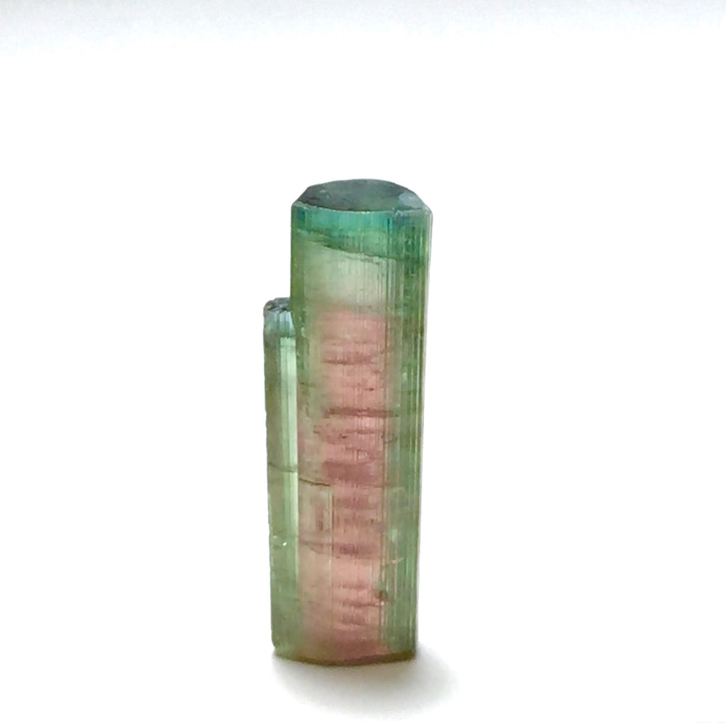 Blue Cap Watermelon Tourmaline Crystal