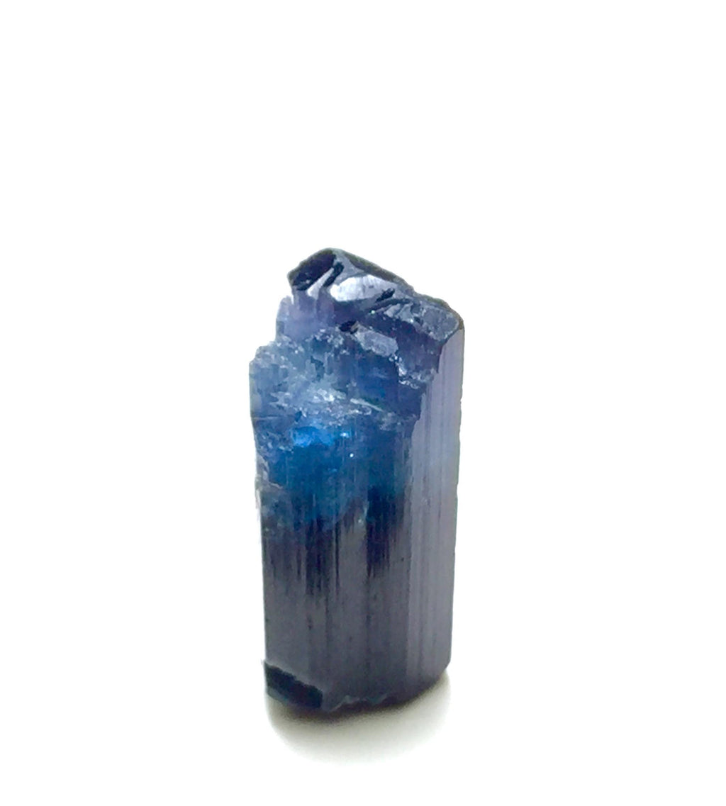 Natural Ink Blue Tri Color Tourmaline Specimen: Pech Mine Afghanistan