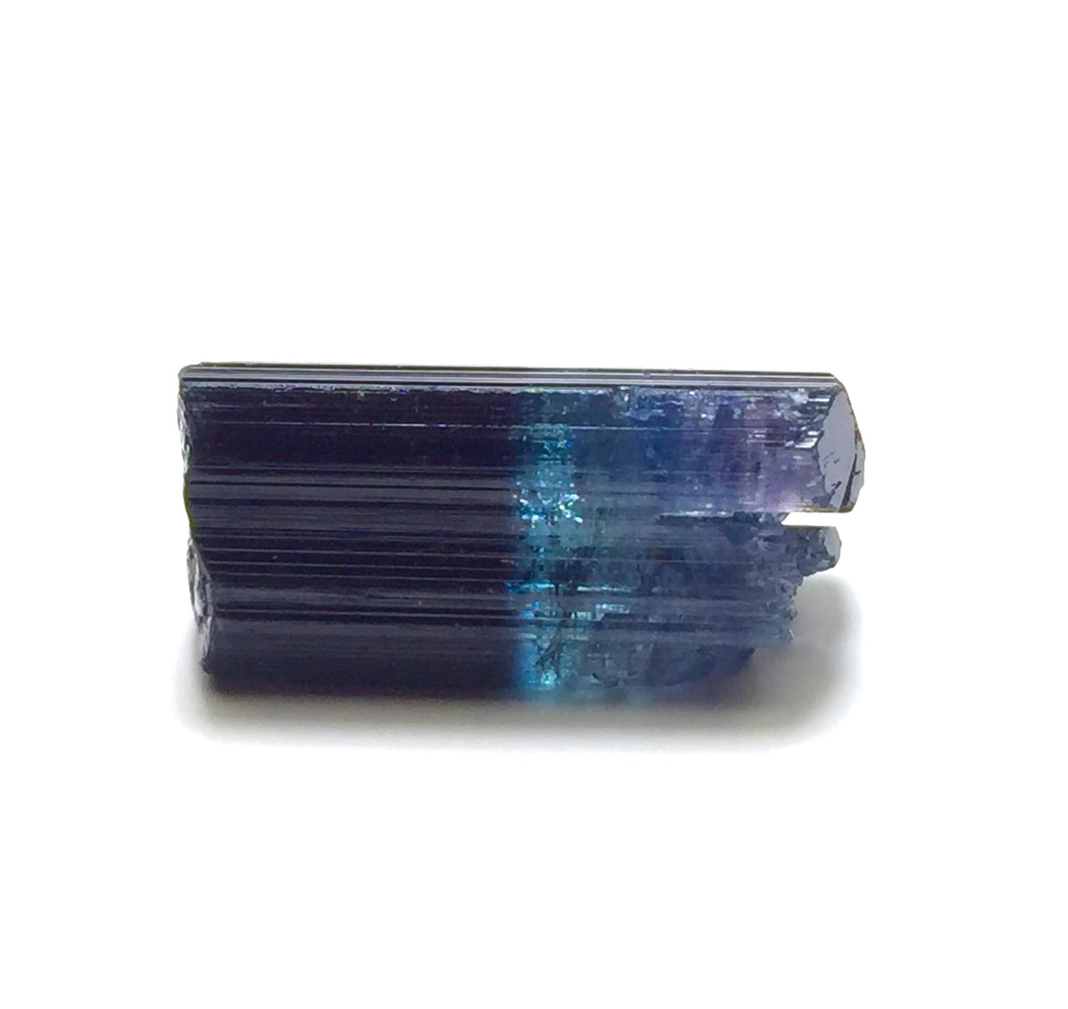 Natural Ink Blue Tri Color Tourmaline Specimen: Pech Mine Afghanistan