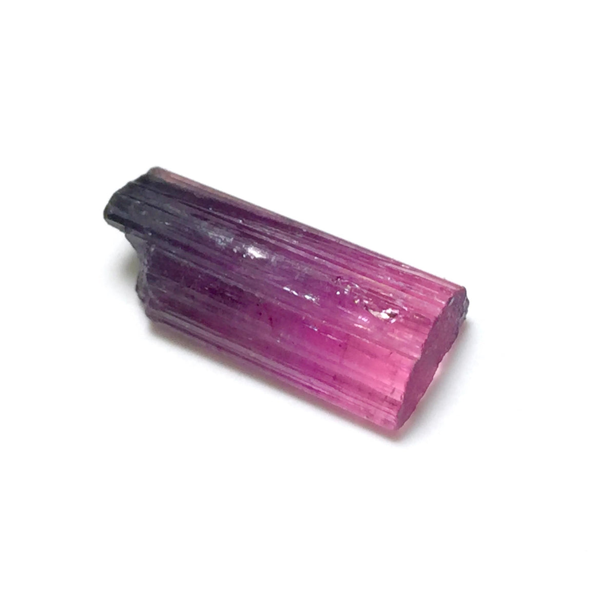 Hot Purple Cap Tourmaline Crystal