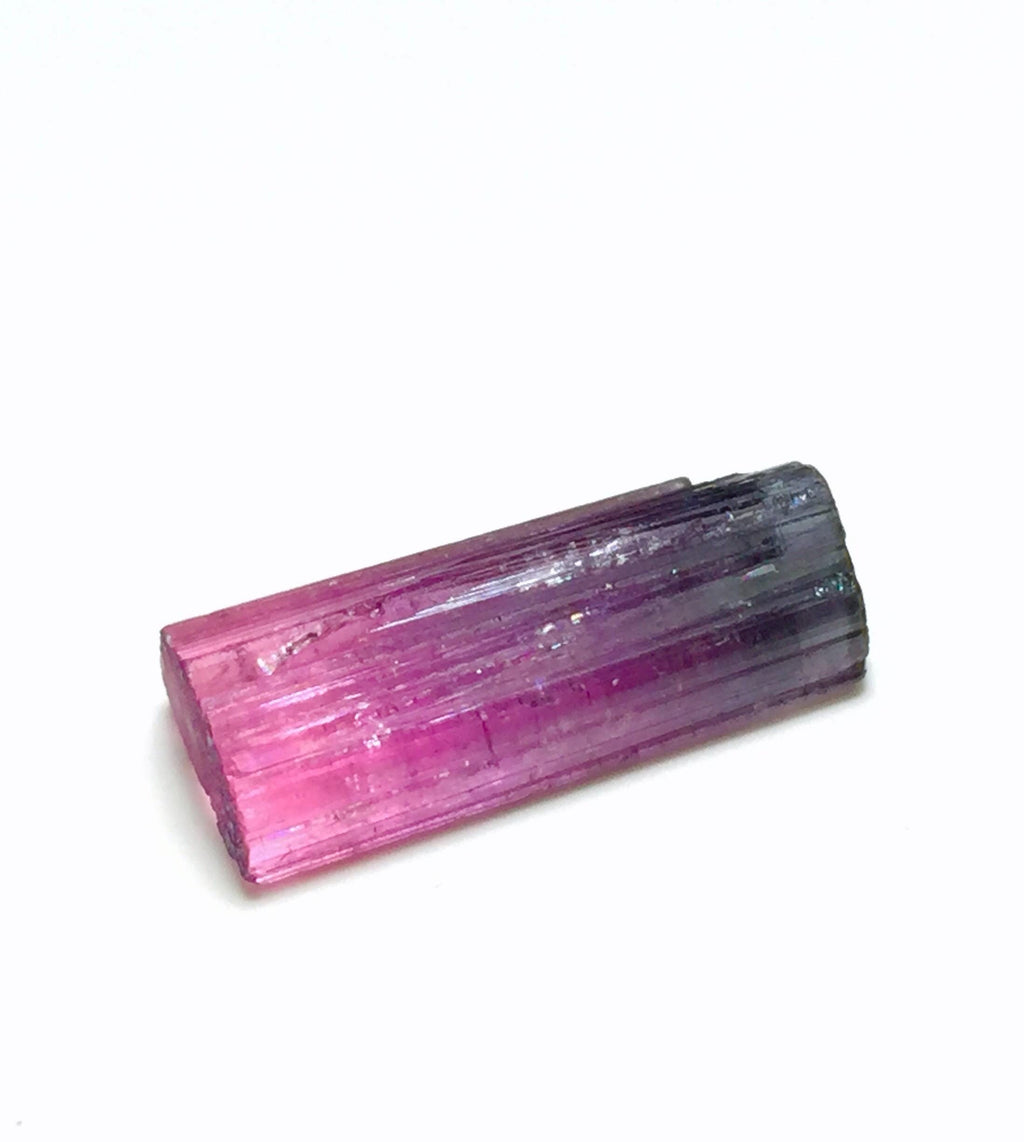Hot Purple Cap Tourmaline Crystal