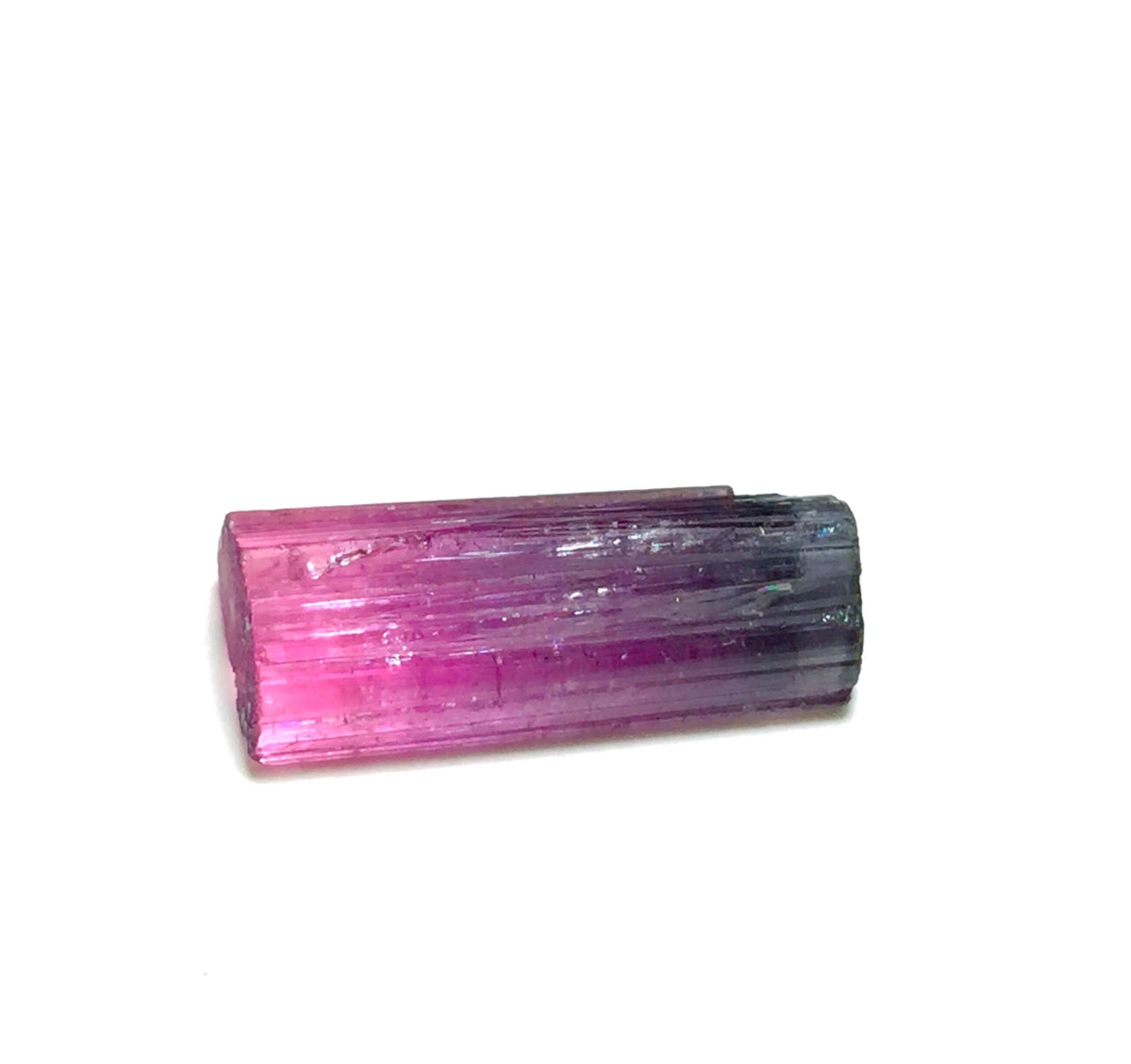 Hot Purple Cap Tourmaline Crystal