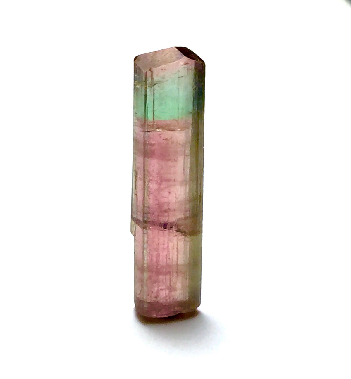 Bi Color Terminated Tourmaline Crystal