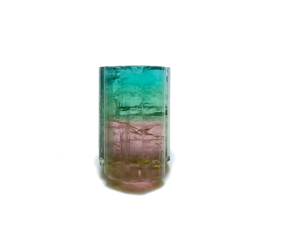 Blue Cap Watermelon Tourmaline Crystal