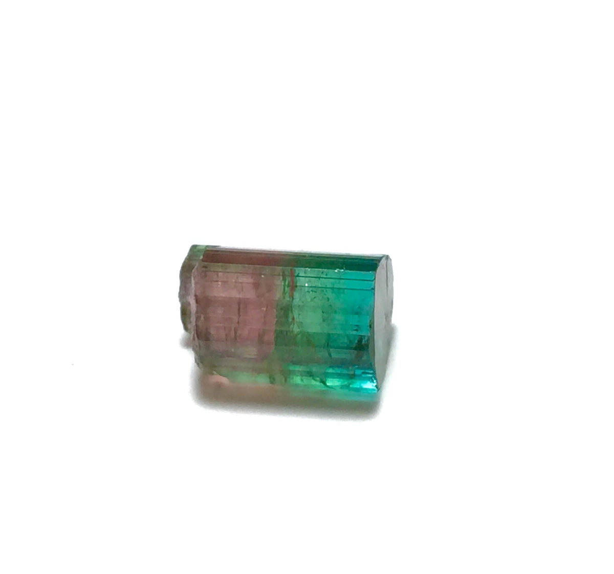 Blue Cap Watermelon Tourmaline Crystal