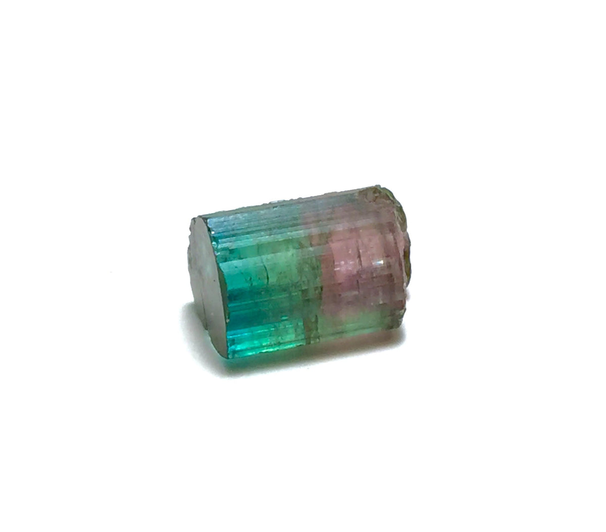 Blue Cap Watermelon Tourmaline Crystal