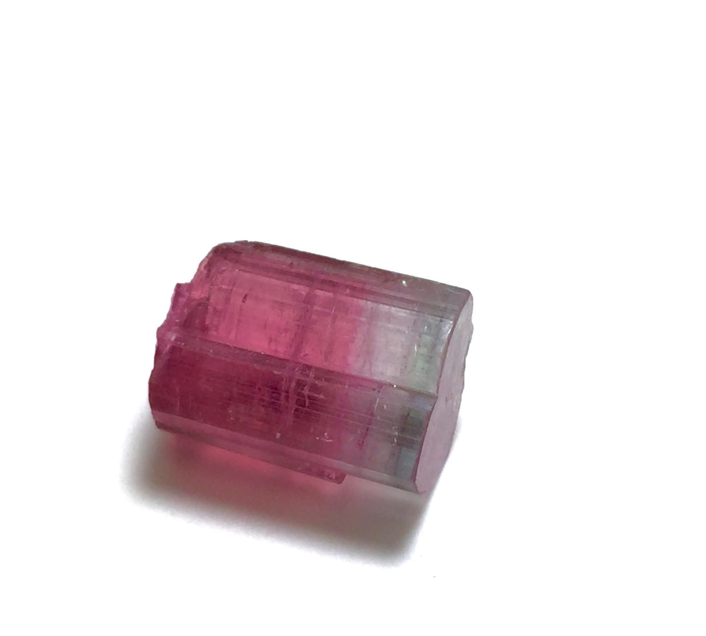 Bubble Pink Bi Color Tourmaline Crystal