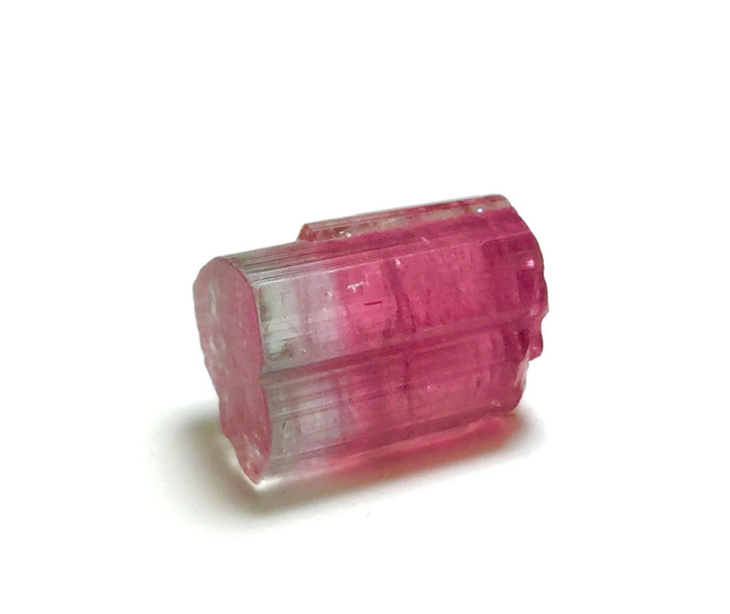 Bubble Pink Bi Color Tourmaline Crystal