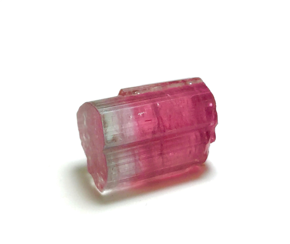 Bubble Pink Bi Color Tourmaline Crystal