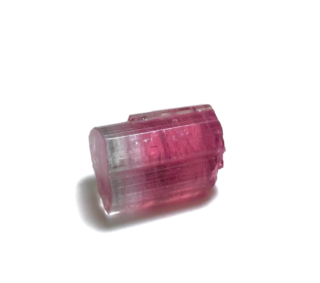 Bubble Pink Bi Color Tourmaline Crystal