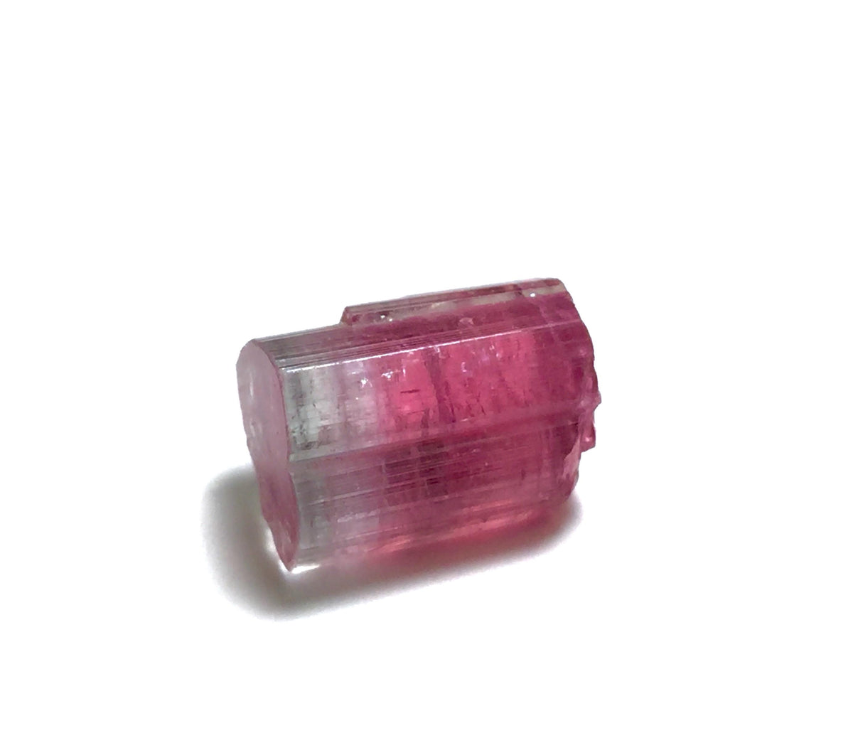 Bubble Pink Bi Color Tourmaline Crystal
