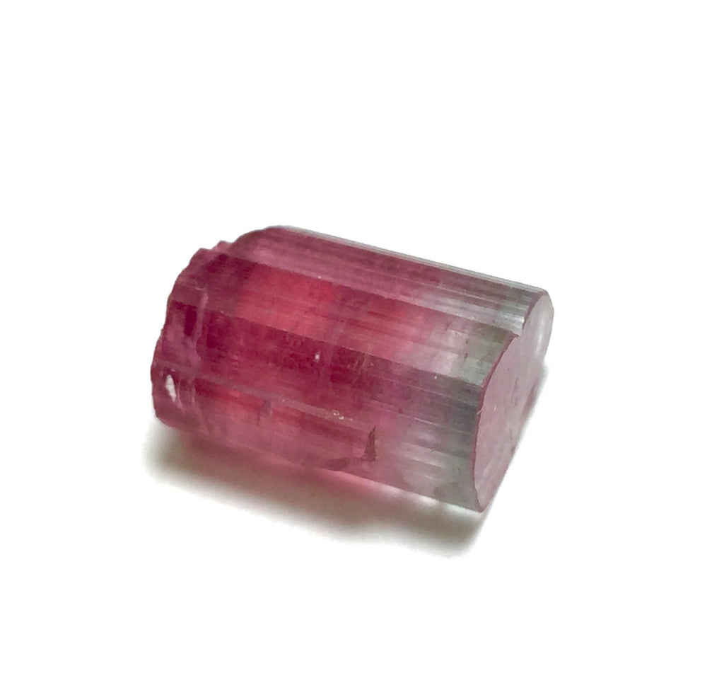 Bubble Pink Bi Color Tourmaline Crystal