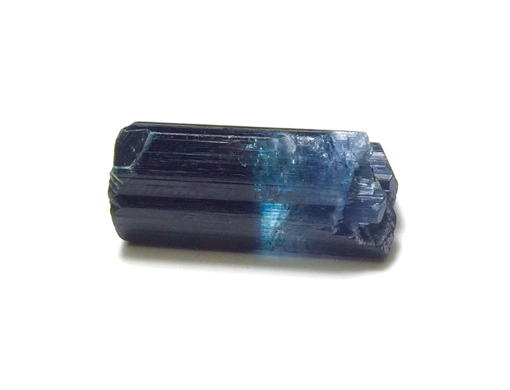 Natural Ink Blue Tri Color Tourmaline Specimen: Pech Mine Afghanistan