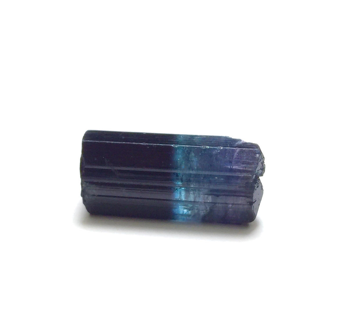 Natural Ink Blue Tri Color Tourmaline Specimen: Pech Mine Afghanistan