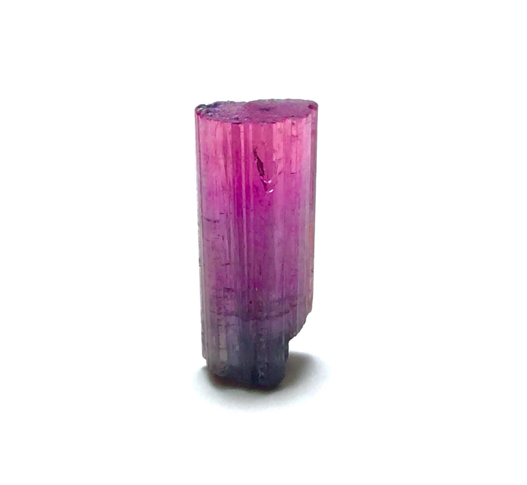 Hot Purple Cap Tourmaline Crystal