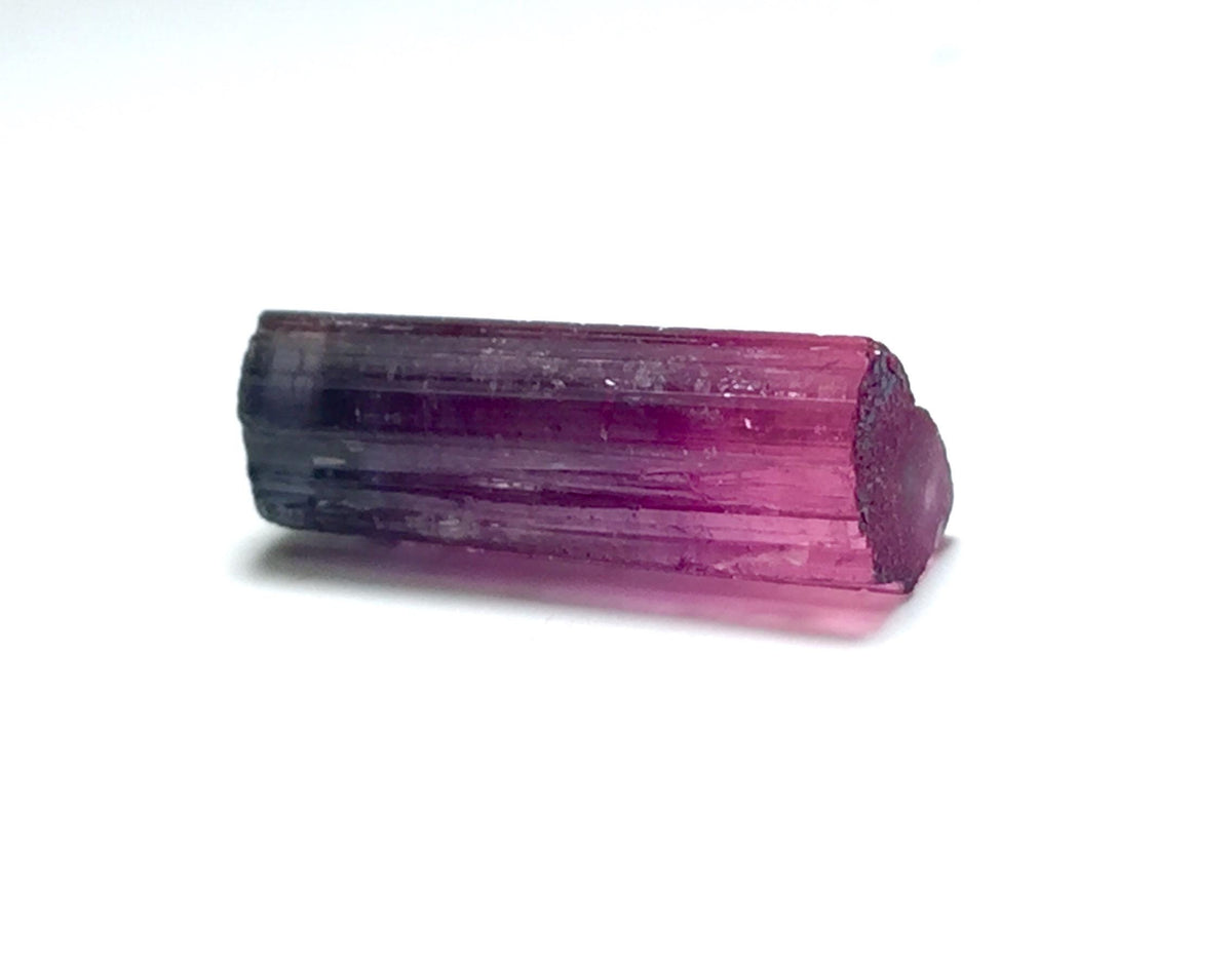 Hot Purple Cap Tourmaline Crystal