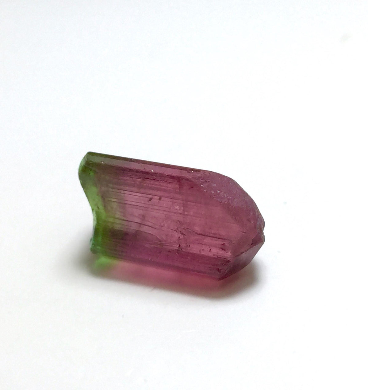 Bi Color Terminated Tourmaline Crystal