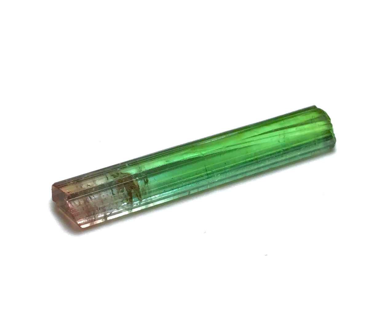 Bi Color Terminated Tourmaline Crystal