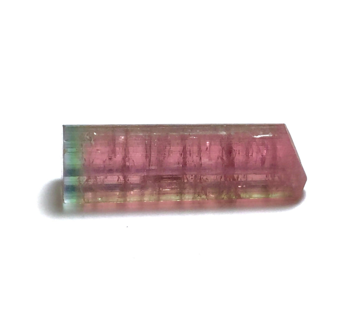 Purple Cap Tri Color Terminated Tourmaline Crystal