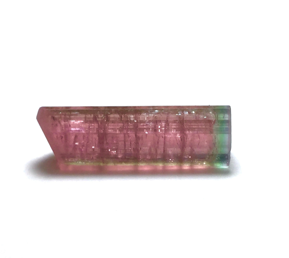 Purple Cap Tri Color Terminated Tourmaline Crystal