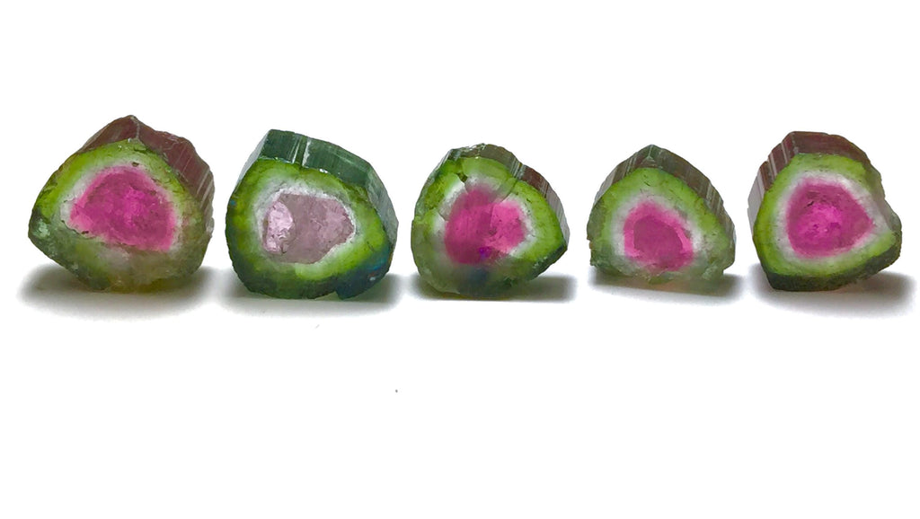 Watermelon Tourmaline Slice