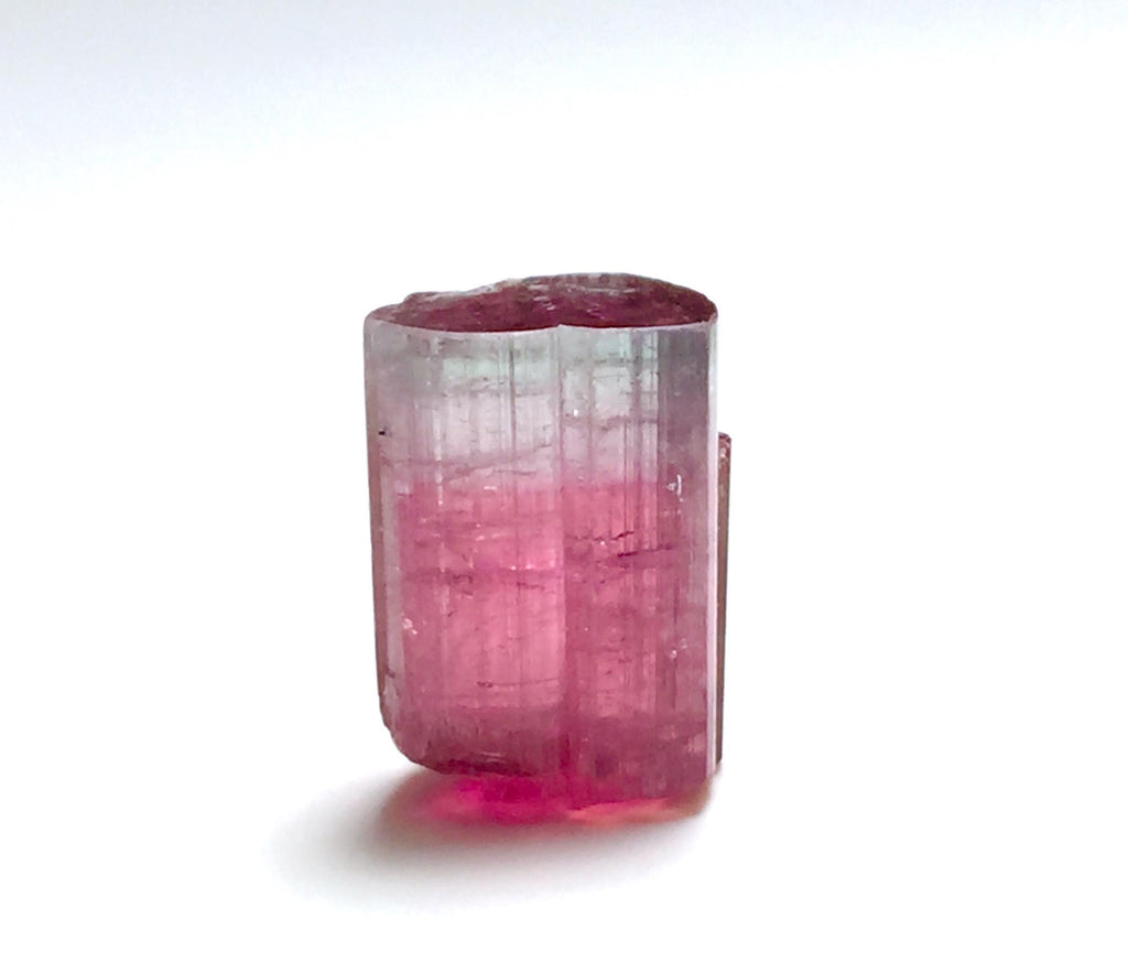 Bubble Pink Bi Color Tourmaline Crystal