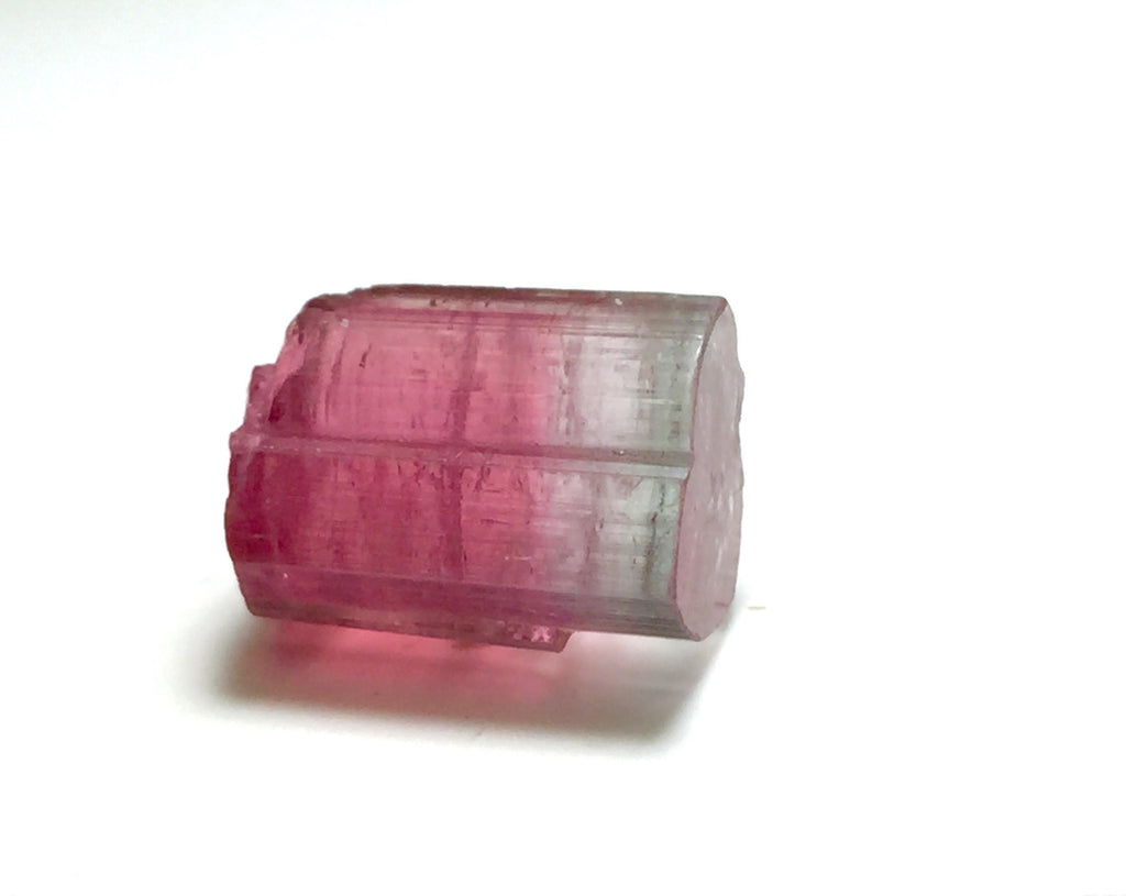 Bubble Pink Bi Color Tourmaline Crystal