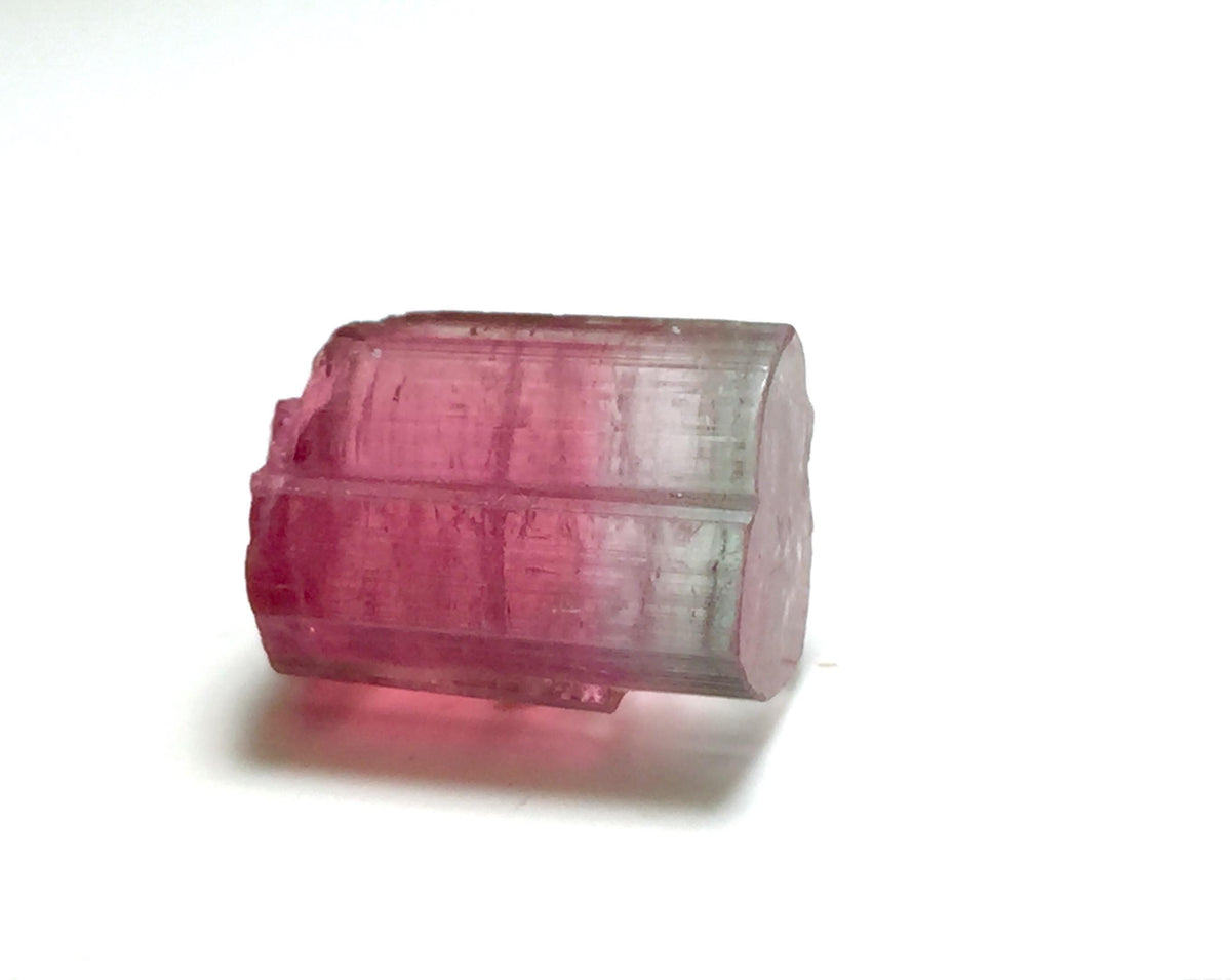 Bubble Pink Bi Color Tourmaline Crystal