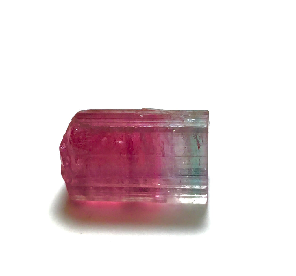 Bubble Pink Bi Color Tourmaline Crystal