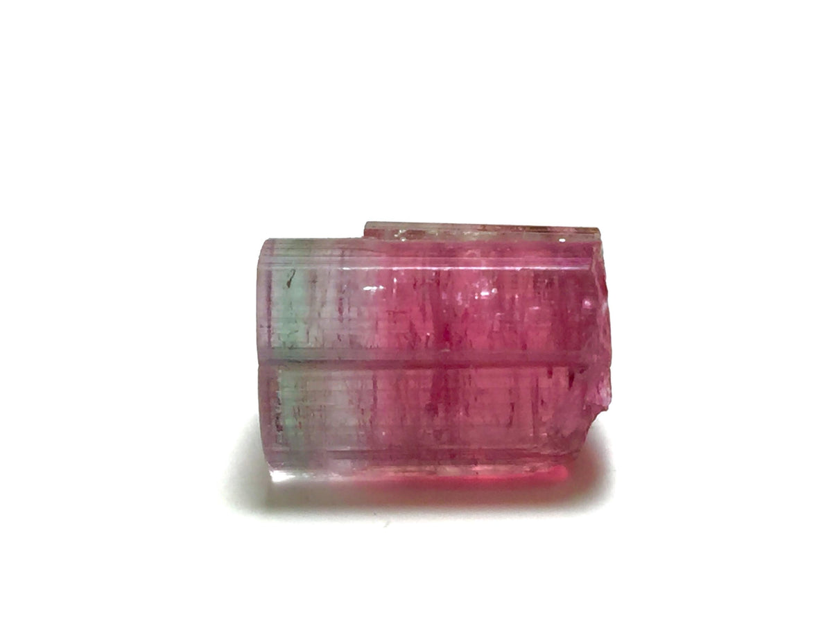Bubble Pink Bi Color Tourmaline Crystal