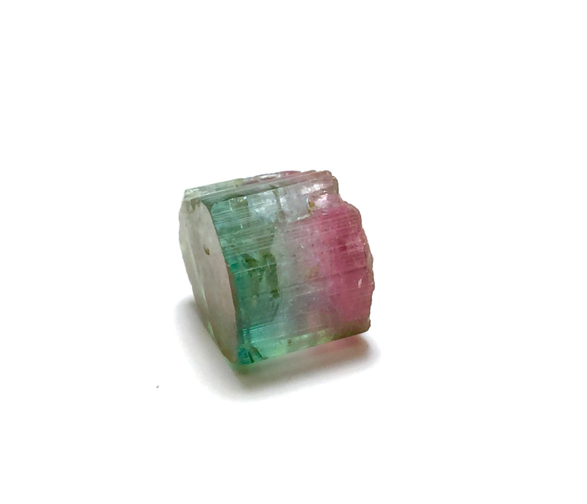 Blue Cap Watermelon Tourmaline Crystal