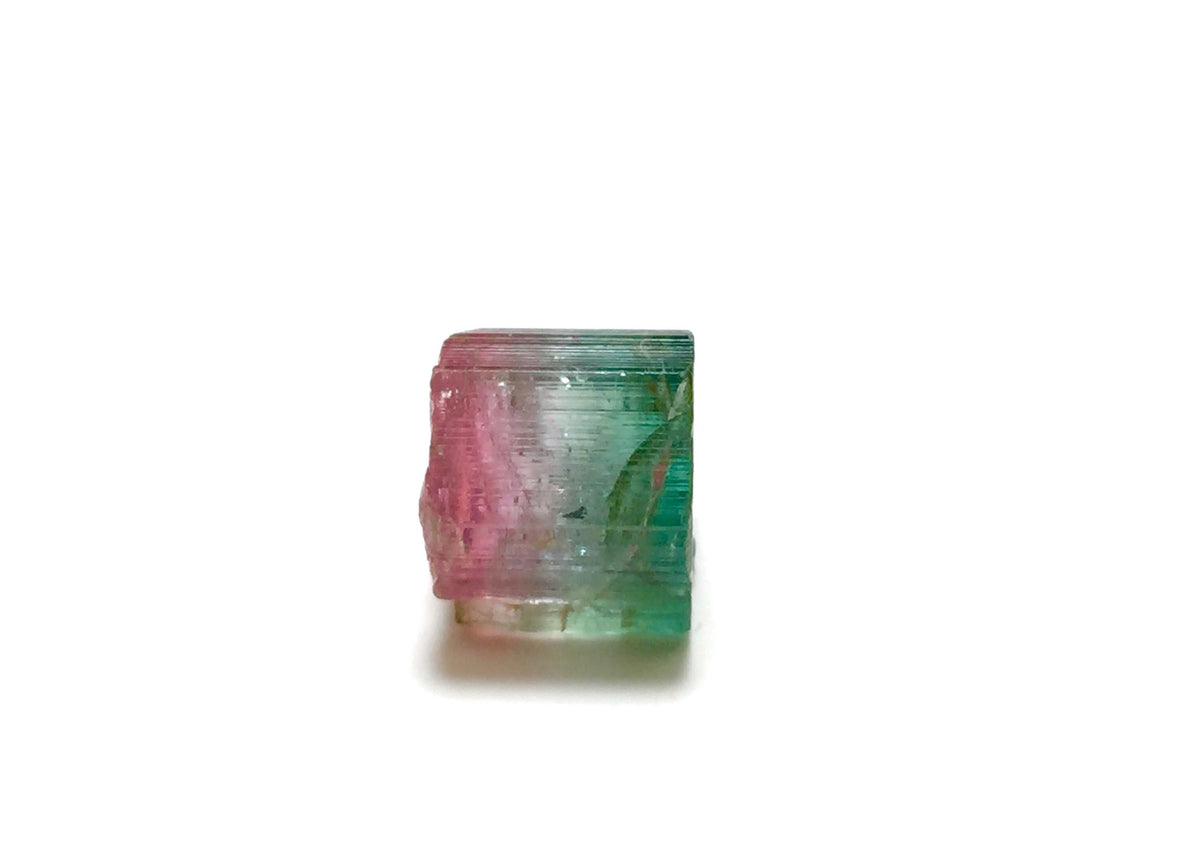 Blue Cap Watermelon Tourmaline Crystal