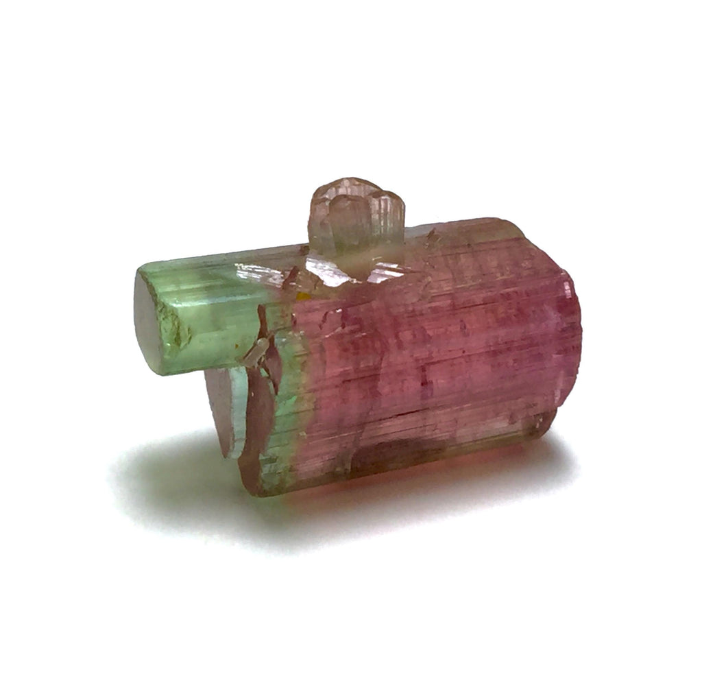 Stepwise Blue Cap Bi Tourmaline Crystals/Specimen