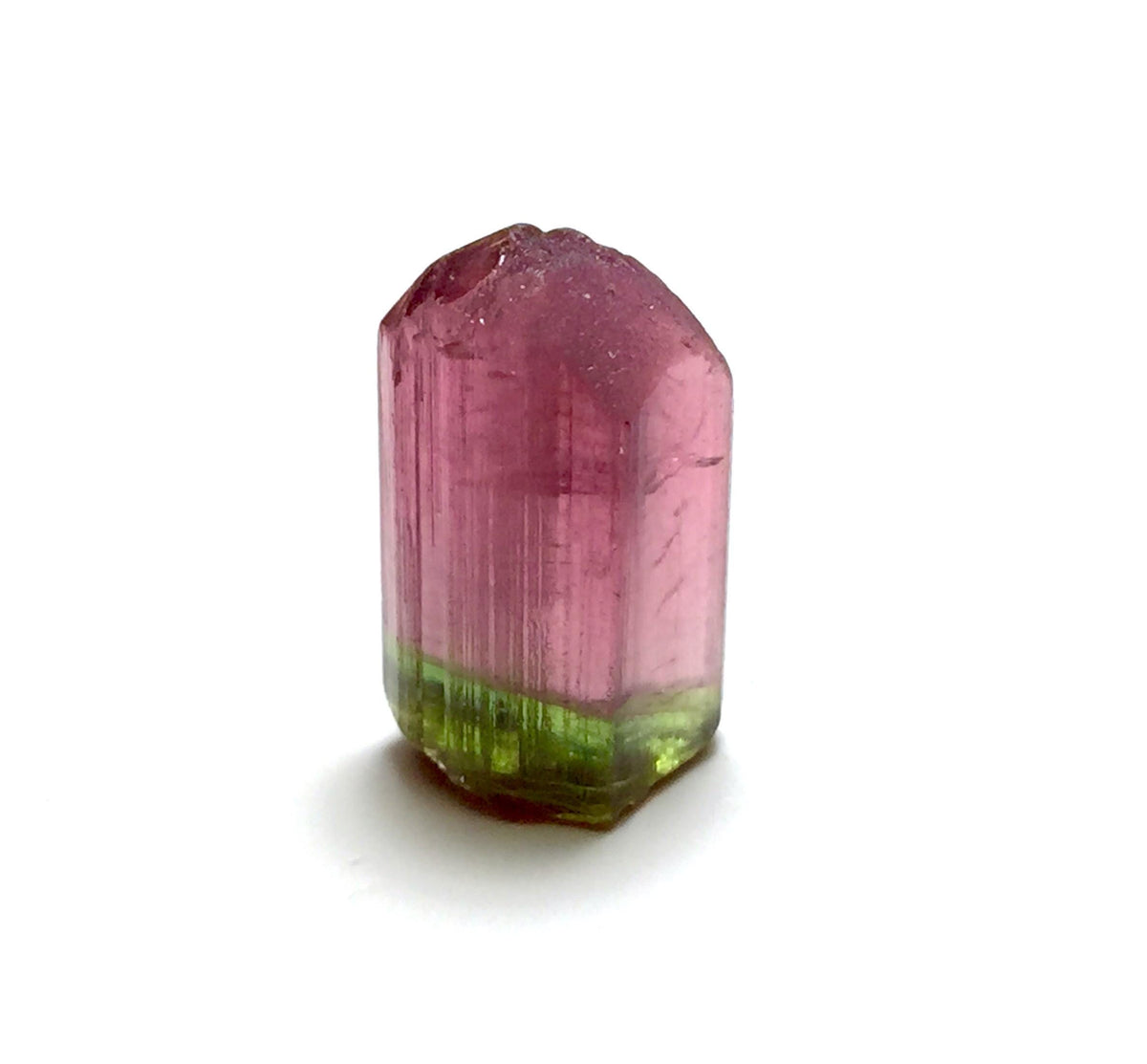Bi Color Terminated Tourmaline Crystal