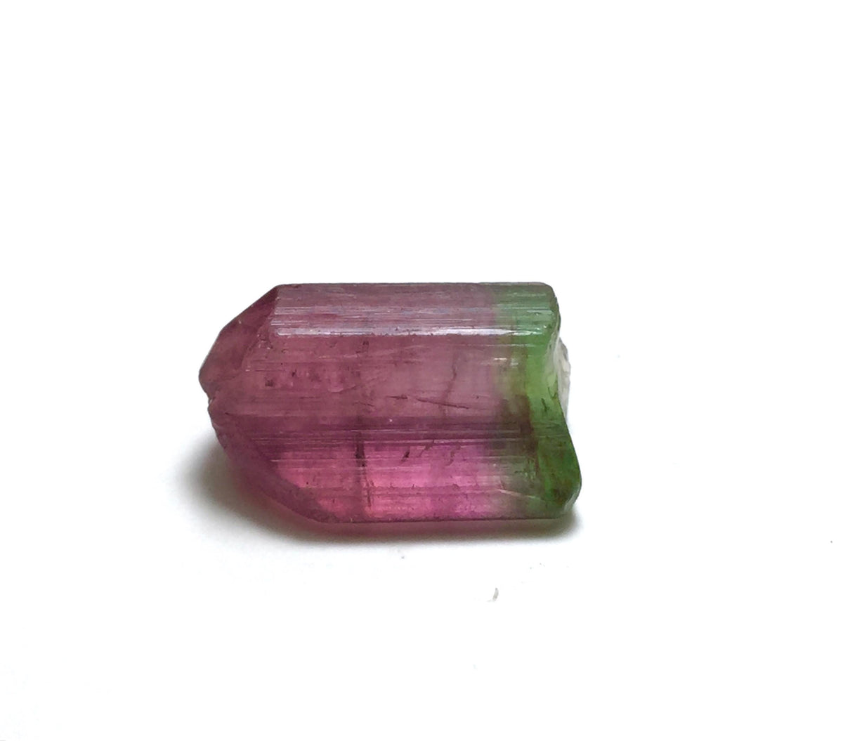 Bi Color Terminated Tourmaline Crystal