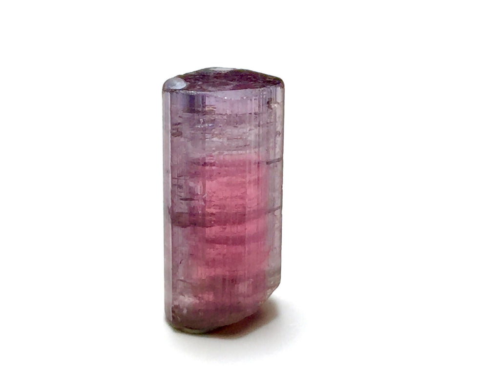 Purple Bi Color Terminated Tourmaline Crystal