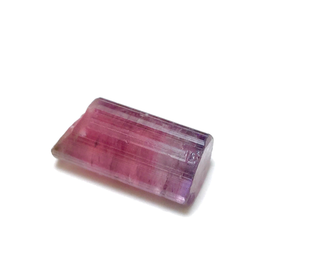 Purple Bi Color Terminated Tourmaline Crystal